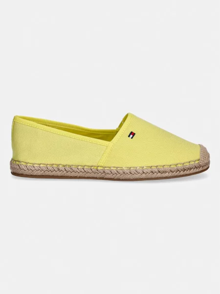 Tommy Hilfiger espadrile FLAG CANVAS ESPADRILLE rumena