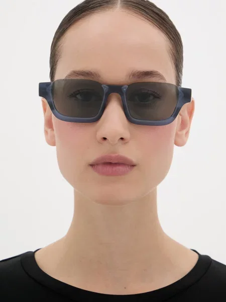 Emporio Armani négyzet alakú napszemüveg kék