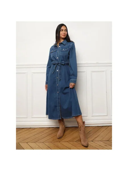 Rochie La Modeuse albastru