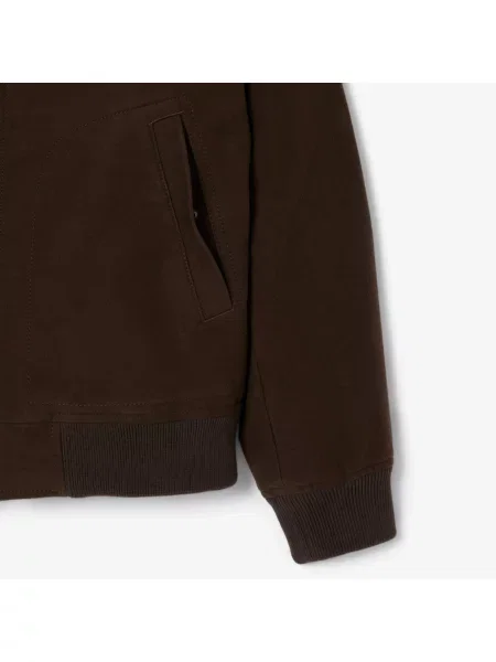 Lacoste Wyściełana Kurtka Moleskin brązowy
