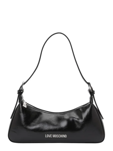 Pisemska torbica Love Moschino črna