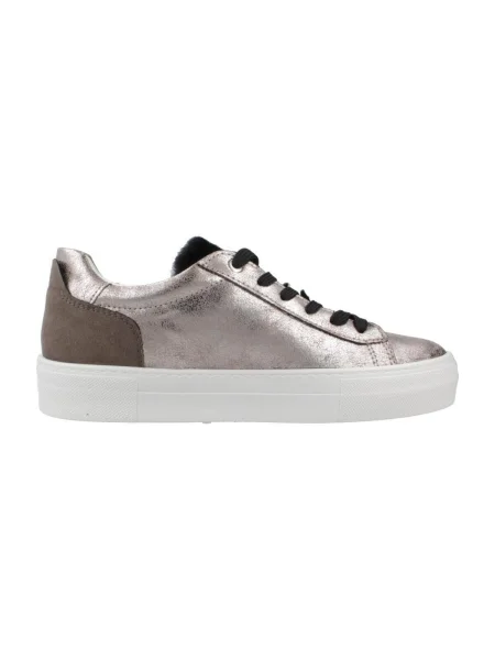 Pantofi Geox argintiu