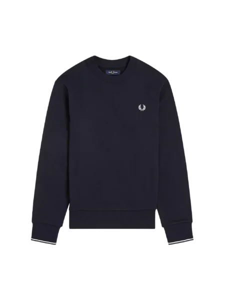 Bluza FRED PERRY Crewneck Sweatshirt Navy XL niebieska