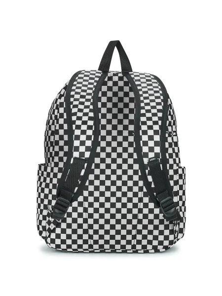 Kockovaný batoh Vans biela