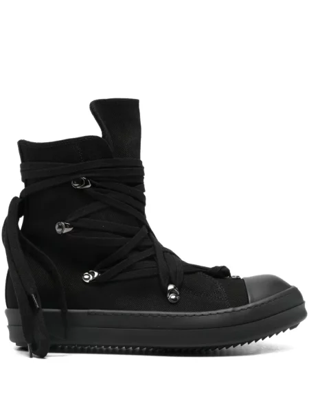 Sneakerși Rick Owens Drkshdw cu șireturi din dantelă negru