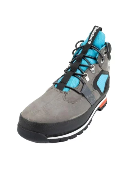 Skórzane Buty Treningowe Colour Block czarne