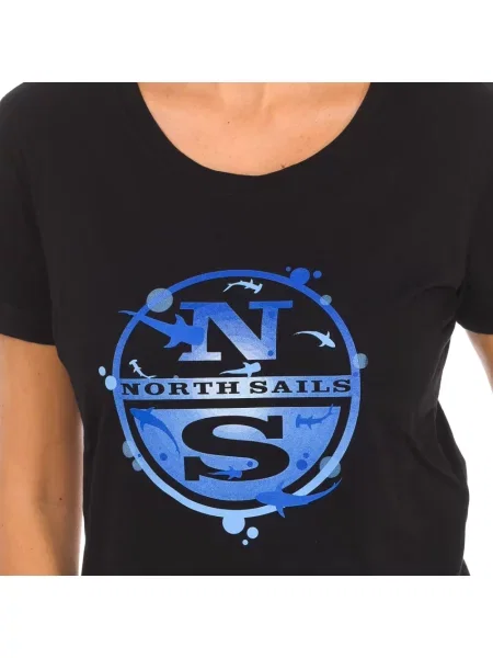 Koszulka North Sails z krótkim rękawem czarna