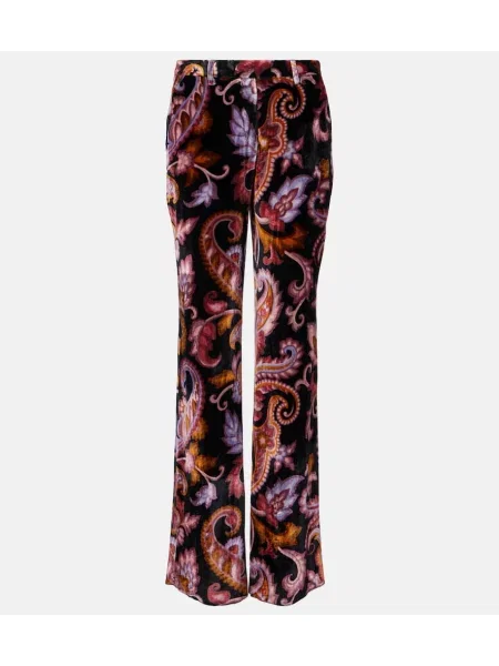 Pantaloni Etro din jacard negru