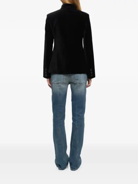 Geacă Zadig&voltaire de catifea negru