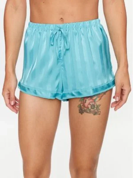 Hunkemöller Pantaloni scurți pijama Comfortable Fit albastru