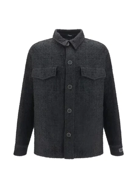 Geacă cămașă Balmain gri