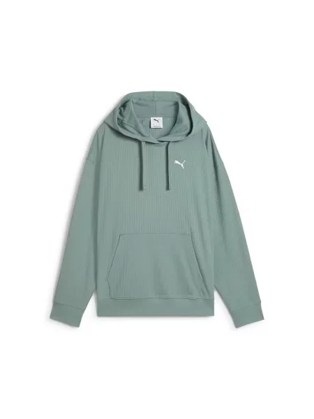 Bluza z kapturem Puma ESS Elevated Comfort zielona