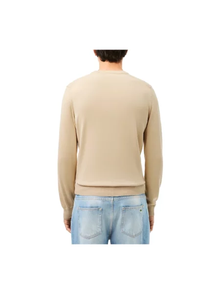 Lacoste sweter beżowy