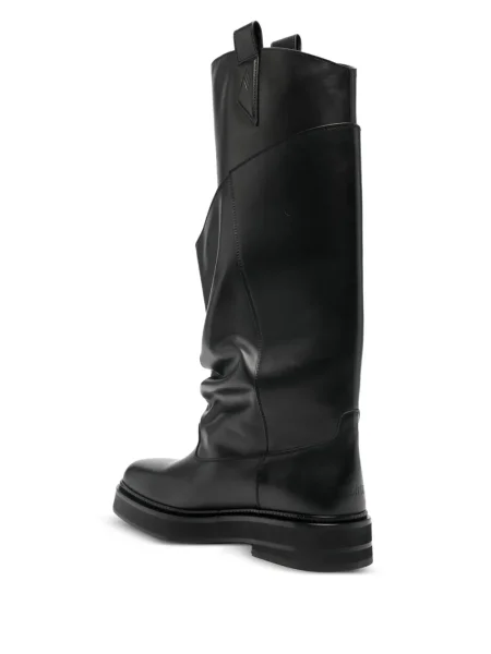 Cizme The Attico din piele negru
