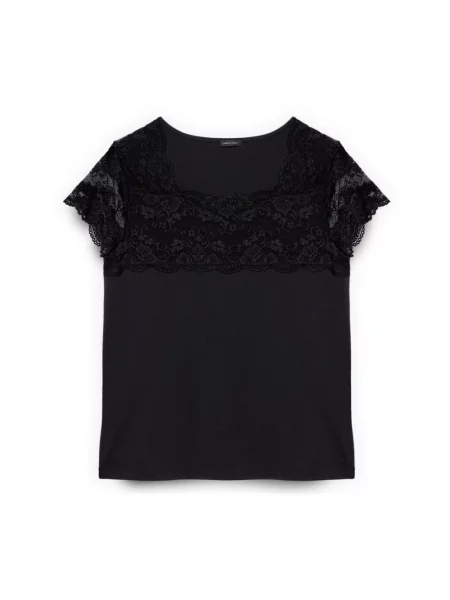 Koszulka Fiorella Rubino z dżerseju czarna