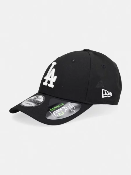 New Era czapka z daszkiem Repreve Le LA Dodgers czarny