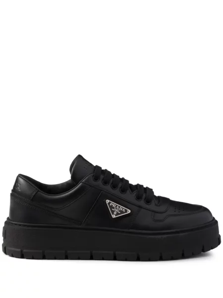 Sneakerși Prada din piele negru