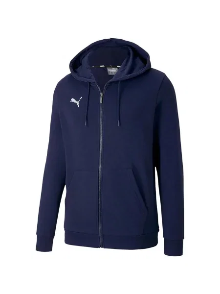 Geacă Puma cu glugă albastru