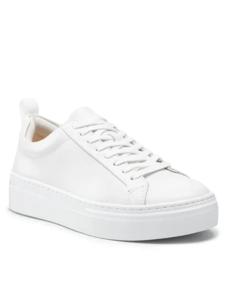 Кожени маратонки Vagabond Shoemakers Zoe Platform бяло