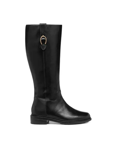 Geox Офицерки D Walk Pleasure черен