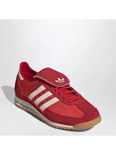 Sneakersy Adidas Originals skórzane czerwone