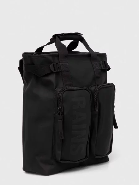 Nahrbtnik Rains Weekendbags črna