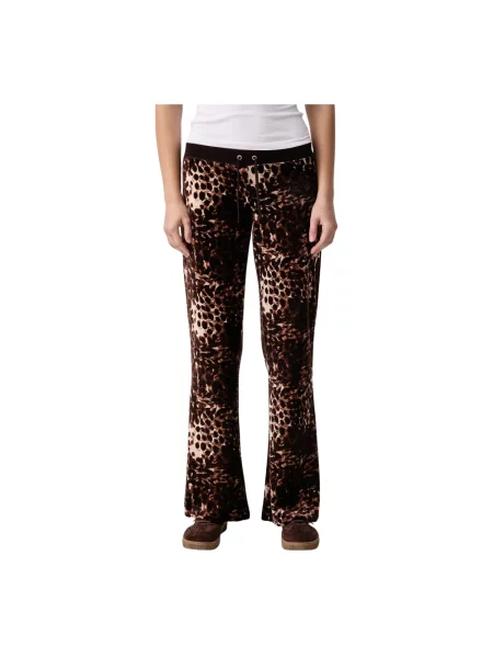 Spodnie dresowe Juicy Couture brązowe