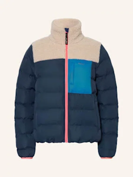 Me°Ru Hybrydowa Kurtka Pikowana Vejle blau niebieska