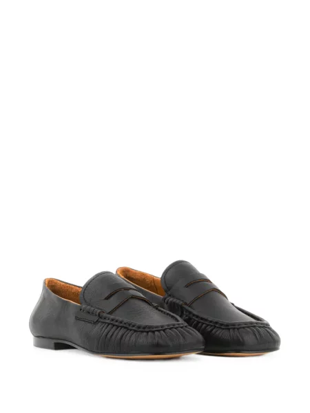 Кожени лоуфъри Toral Shoes черно