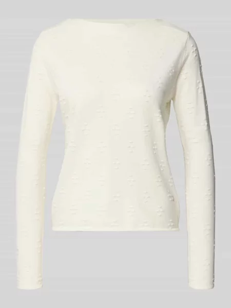 Sweter z mieszanki o kroju regular fit model Grace' Zabaione biały