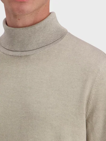 Вовняна водолазка Pierre Cardin для гольфу бежева