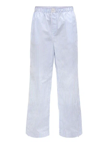 Calvin Klein Underwear Pantaloni de pijama albastru deschis alb