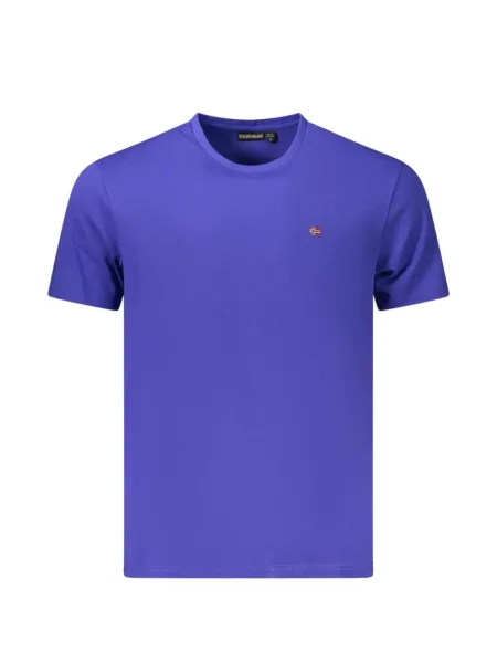 Tricou Napapijri cu autograf albastru
