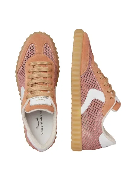 Sneakersy Voile Blanche skórzane różowe