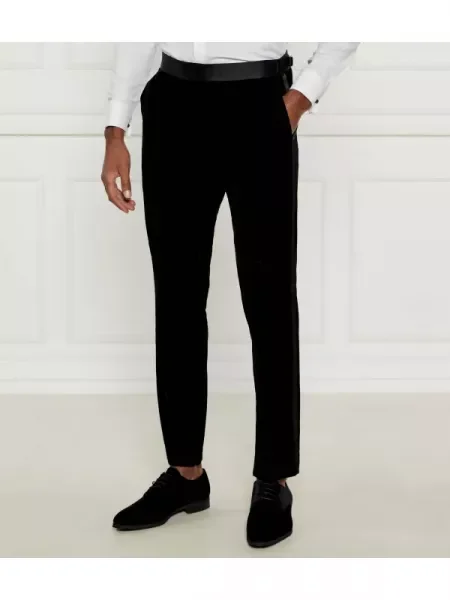 BOSS BLACK Pantaloni negru
