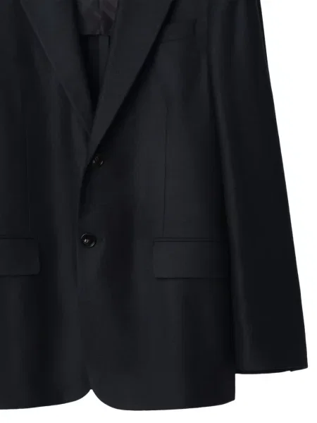 Sacou Burberry de lână albastru
