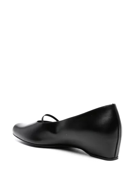 Balerini The Row din piele negru