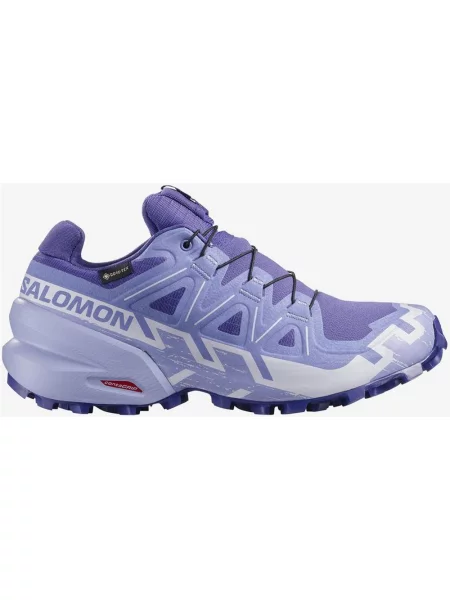 Buty do biegania Salomon Speedcross 6 GORE-TEX fioletowy jasnoniebieski 36 biały