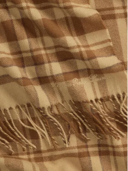 LAUREN RALPH LAUREN Šal Svetlo rjava
