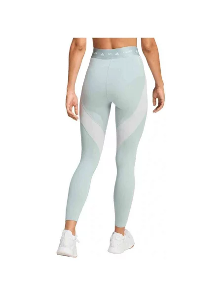 ADIDAS PERFORMANCE Športové nohavice pastelovo zelená / biela modrá