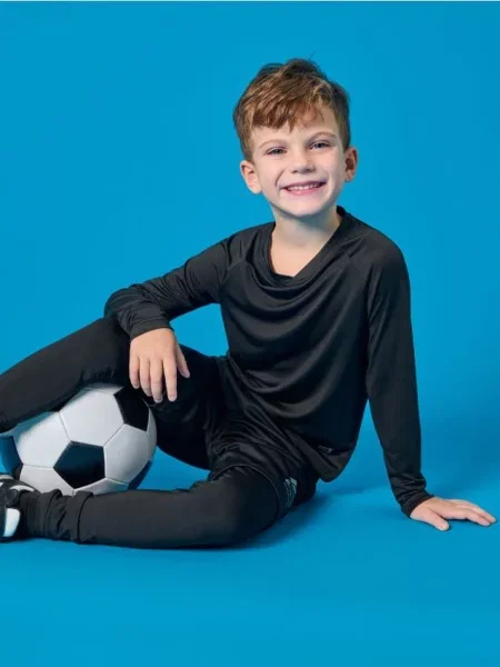 Sinsay Tričko s dlouhými rukávy ACTIVE černá