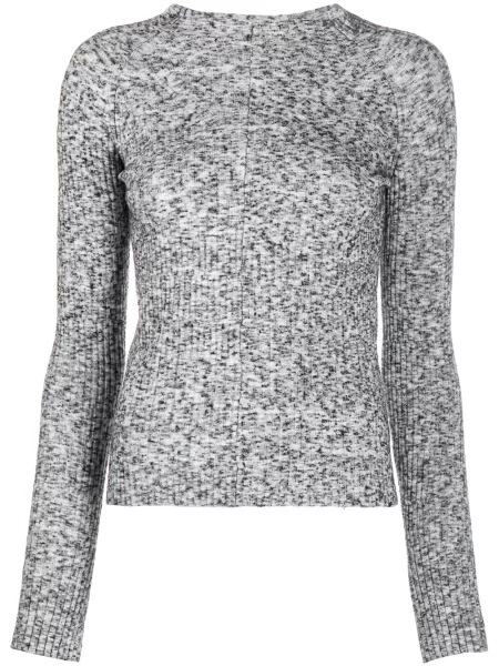 Długi sweter Mrz biały