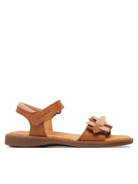 Sandále Froddo Lorine Flowers M hnedá