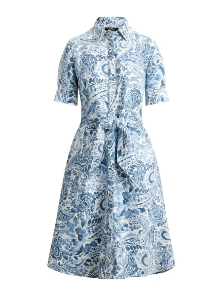 Lauren Ralph Lauren Rochie tip bluză CLASSIC safir / opal / alb albastru