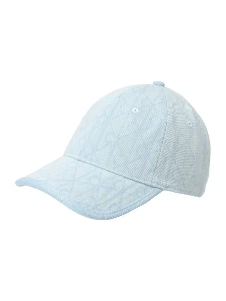 Calvin Klein Șapcă Denim Emblem Burnout celest albastru