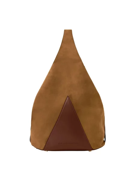 Stella McCartney APPALOOSA SOFT torebka shopper z imitacji zamszu beżowa