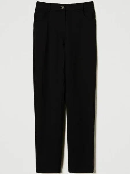 Pantaloni Twinset tricotate negru