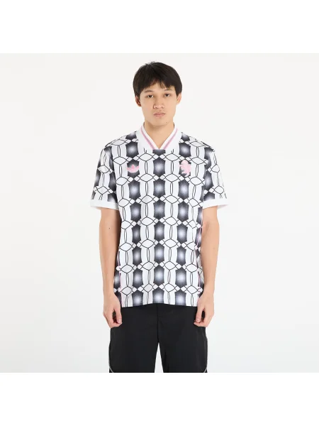 Tricou Adidas Originals din jerseu alb