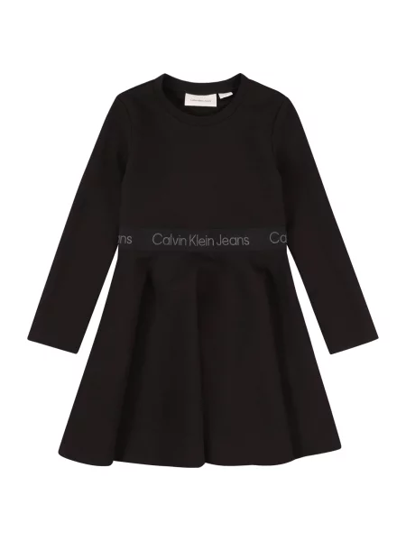Calvin Klein Žerzejové Šaty černá