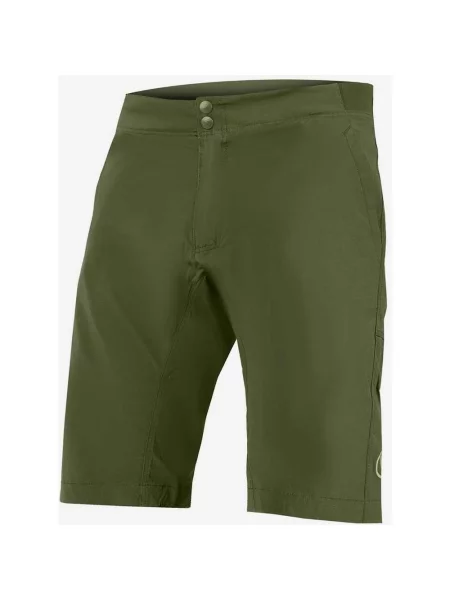 Spodenki Endura Hummvee Lite + wewnętrzne spodenki rowerowe ciemnozielone XL zielone